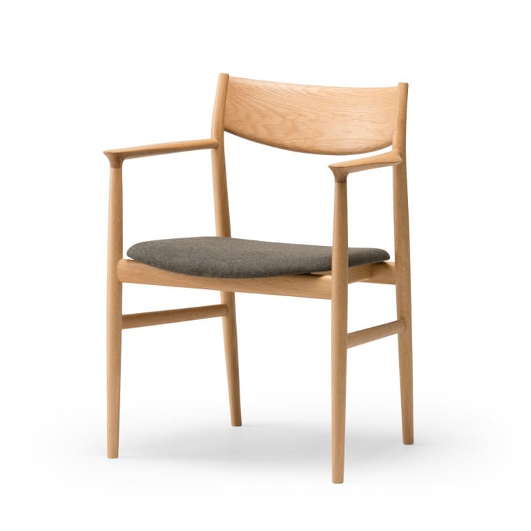 KAMUY Dining Armchair (Upholstered Seat)