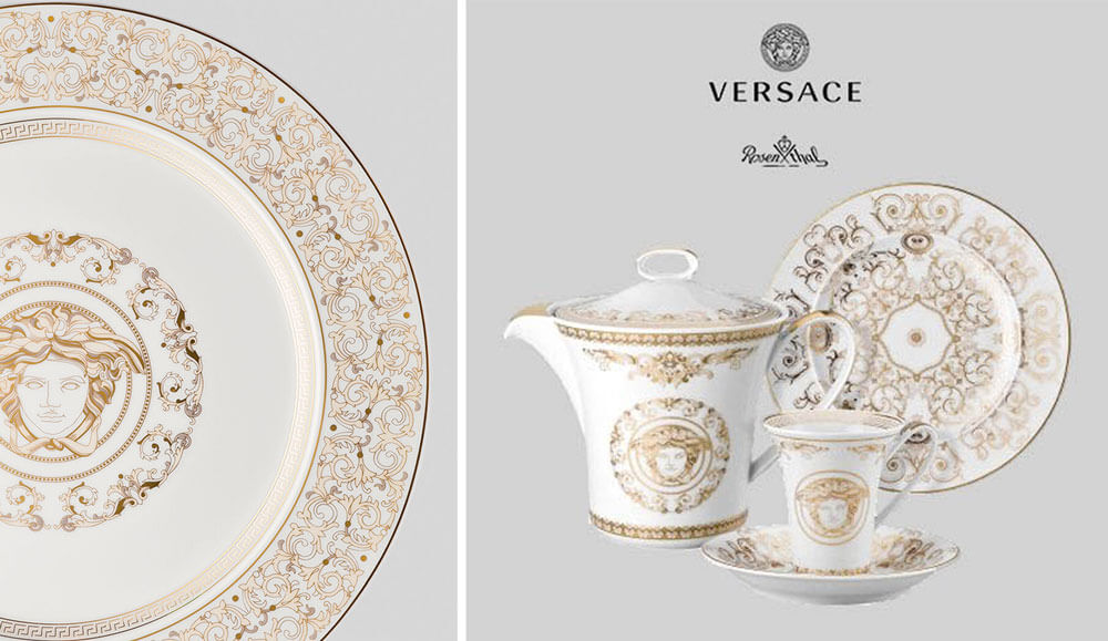 頂級家飾精品品牌 Versace Rosenthal Medusa Gala 金色饗宴