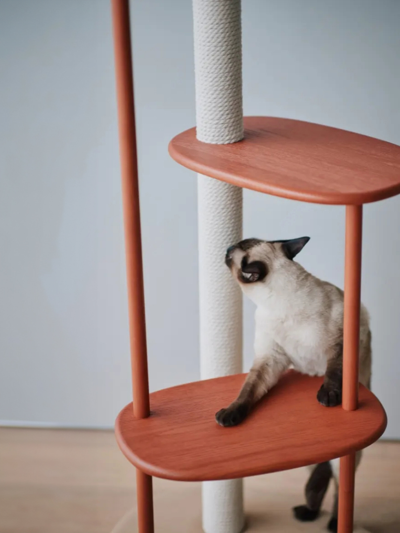 KARIMOKU CAT TREE 貓跳台 日本進口家具 實木家具 貓咪家具 寵物用品