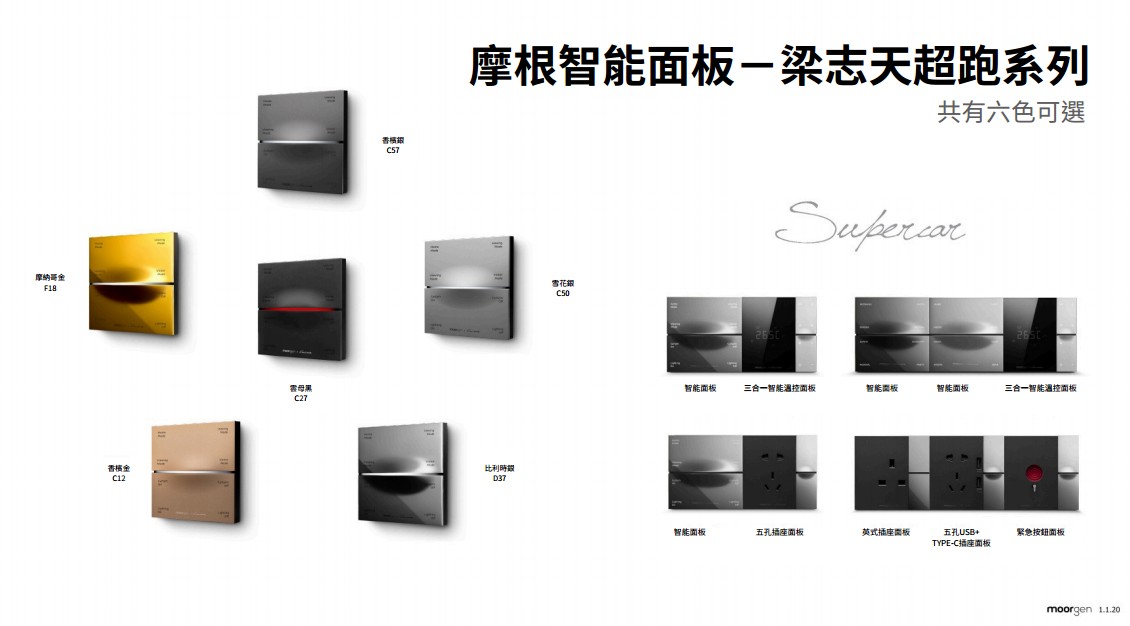Moorgen 超級跑車系列