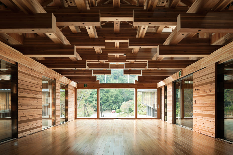 Kengo Kuma_Yusuhara Wooden Bridge Museum