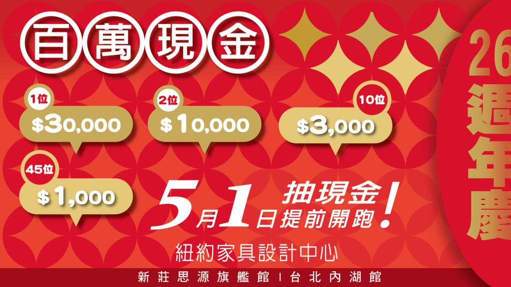 anniversary 2026 cashdraw