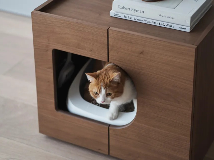KARIMOKU CAT RESTROOM 貓砂屋 日本進口家具 實木家具 貓咪家具 寵物用品