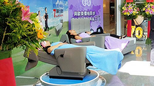 Power Sleep知識睡眠館 水平律動椅新品設計