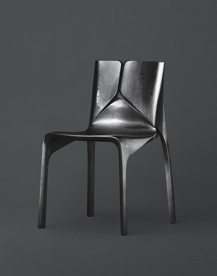 ZHD × Karimoku 椅子 、單椅、扶手椅、餐椅 FURNITURE Zaha Hadid Design × Karimoku - Seyun Collection chair (Photographer: Masaki Ogawa Assembled by: Karimoku Furniture Inc Designer: ZAHA HADID DESIGN)