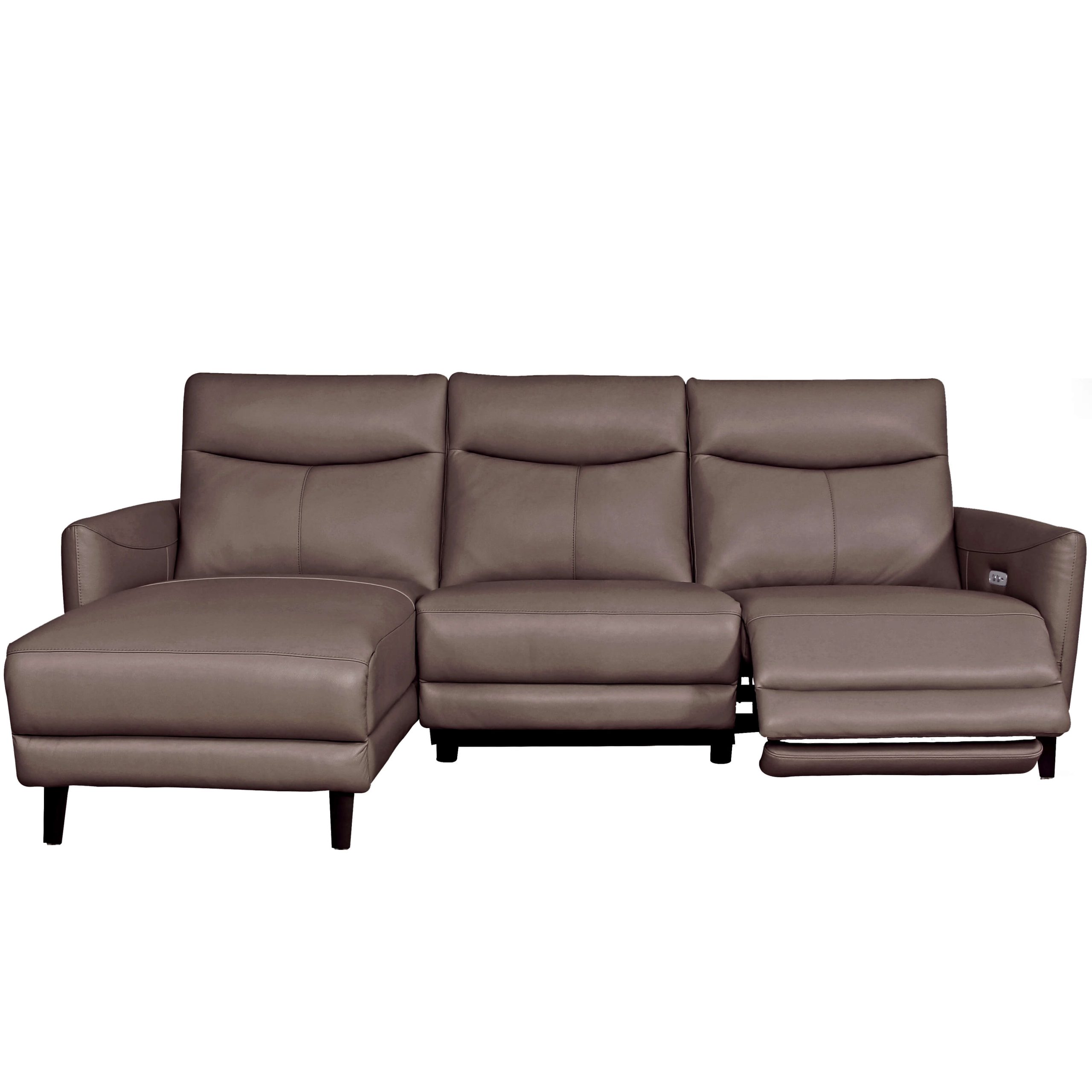 L shape electric sofa