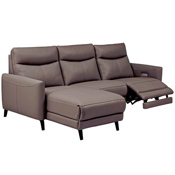 L shape electric sofa