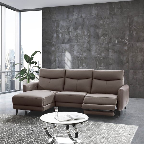 L shape electric sofa