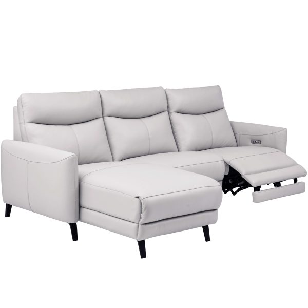 L shape electric sofa