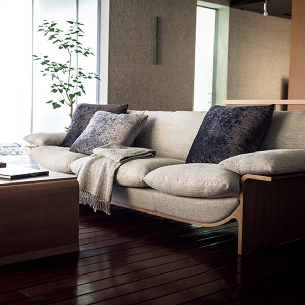 Tapio Sofa Wide three-seat sofa Fuji Furniture 日本家具