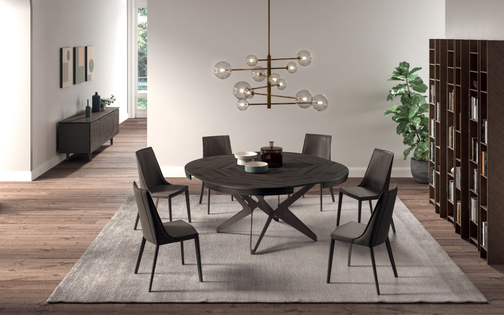 OZZIO_tavolo 義大利家具 進口餐桌 現代餐桌 變形餐桌