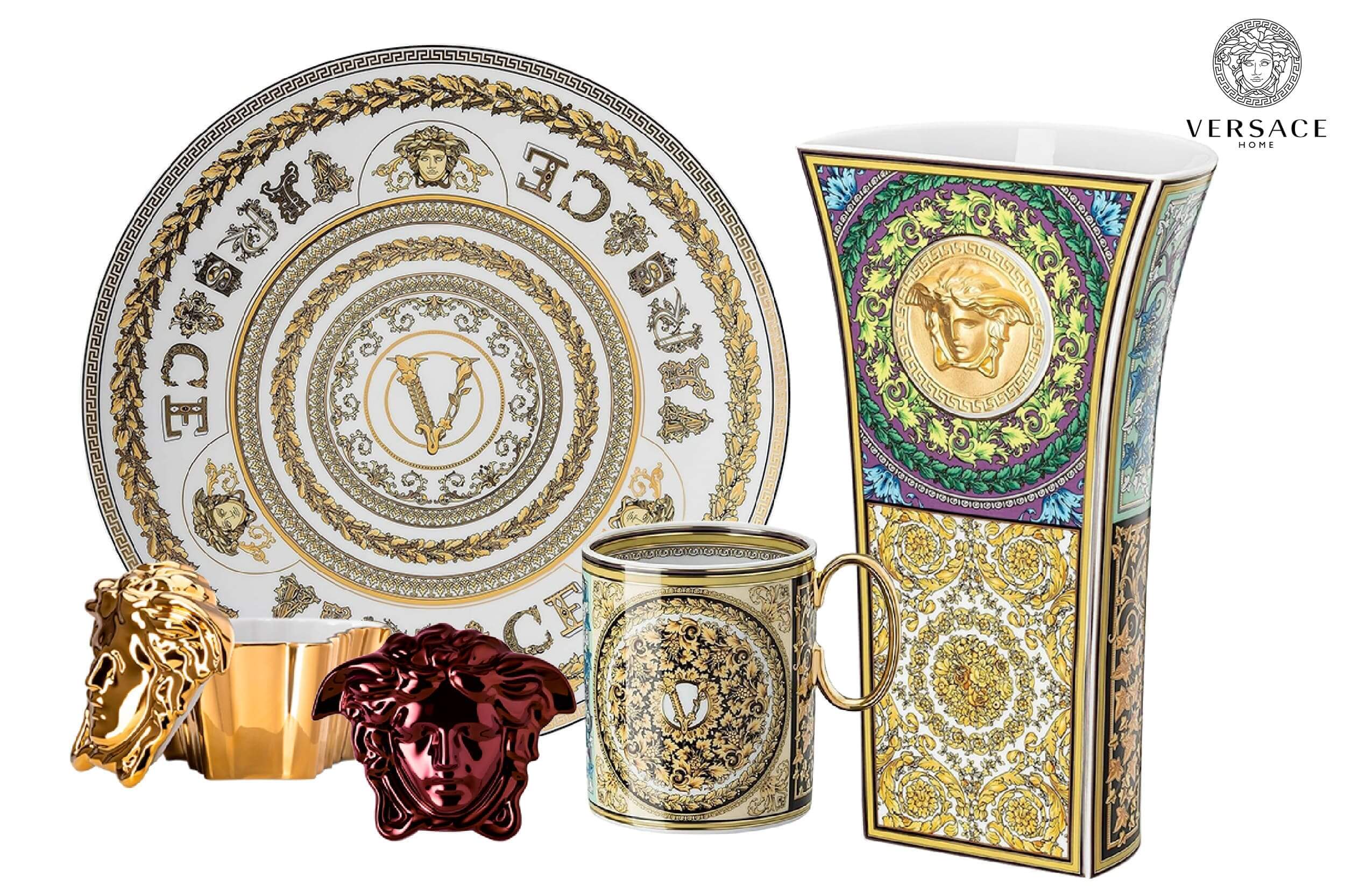 VERSACE HOME 家飾系列 瓷盤 珠寶盒 馬克杯 花器 VERSACE HOME 家飾系列 瓷盤 珠寶盒 馬克杯 花器