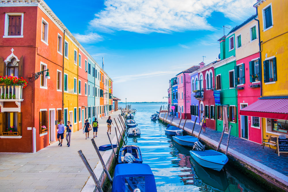 義大利威尼斯 canal in venice Italy