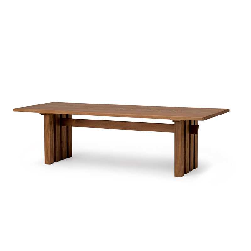原木餐桌材質CondeHouse_日本品牌木製家具IPPONGI Table