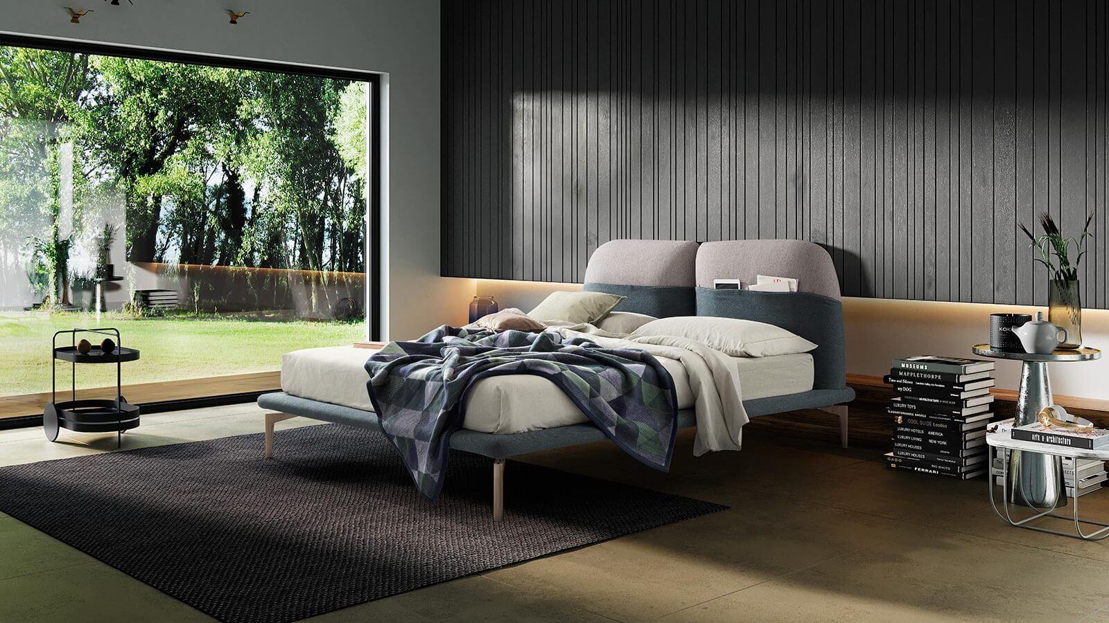 novaluna 義大利家具品牌 義大利床架 現代家具 床架 寢具