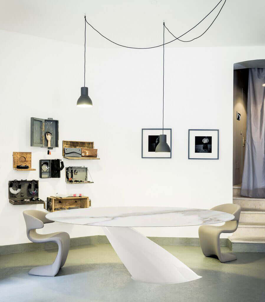 現代設計家具 Domitalia-OSLO/KINA餐桌餐椅推薦