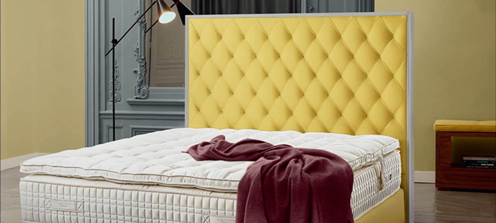TRECA 法國寢具品牌 床架 現代風格 現代床架 diamant brut