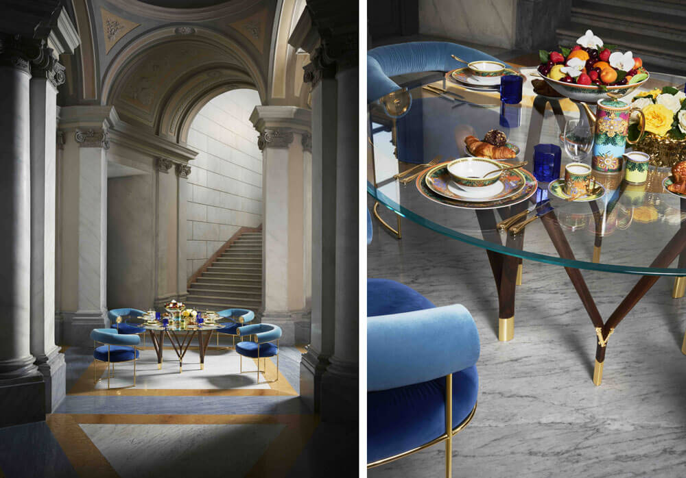 Versace Home 2020年全新系列家具餐桌餐椅