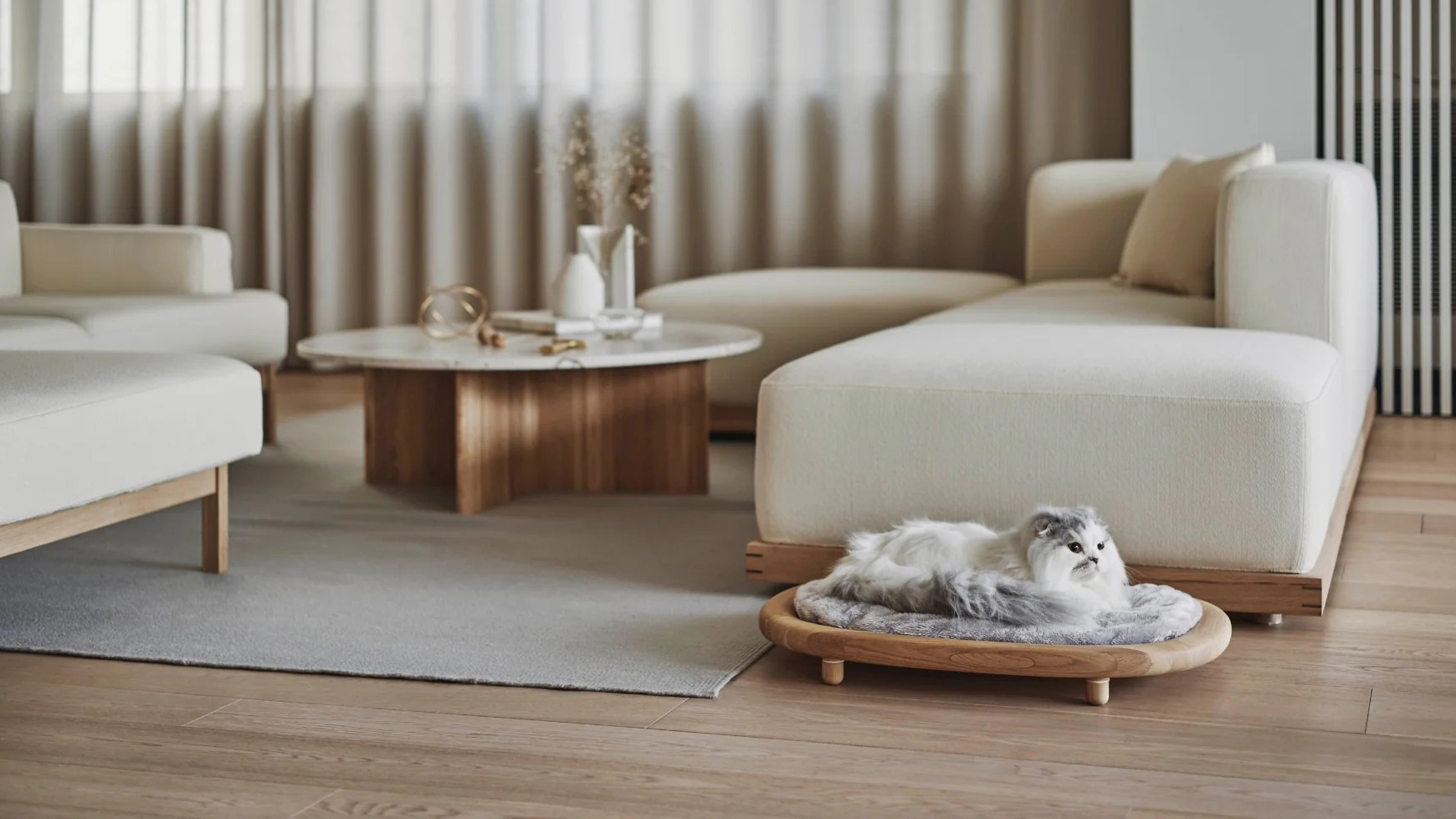 KARIMOKU CAT BED 實木貓床 日本進口家具 實木家具 寵物家具